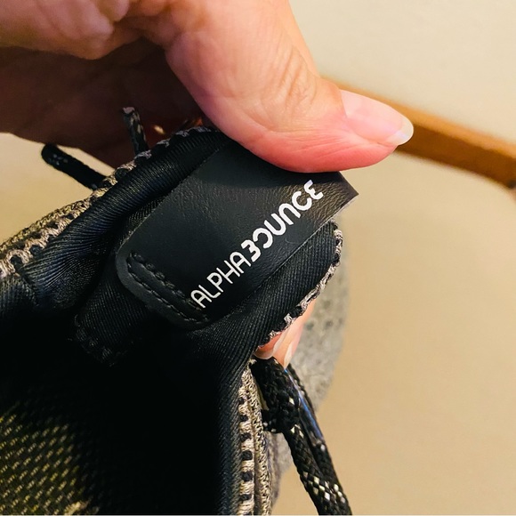 Adidas Alpha3ounce Gray Tennis Shoes - Picture 6 of 7